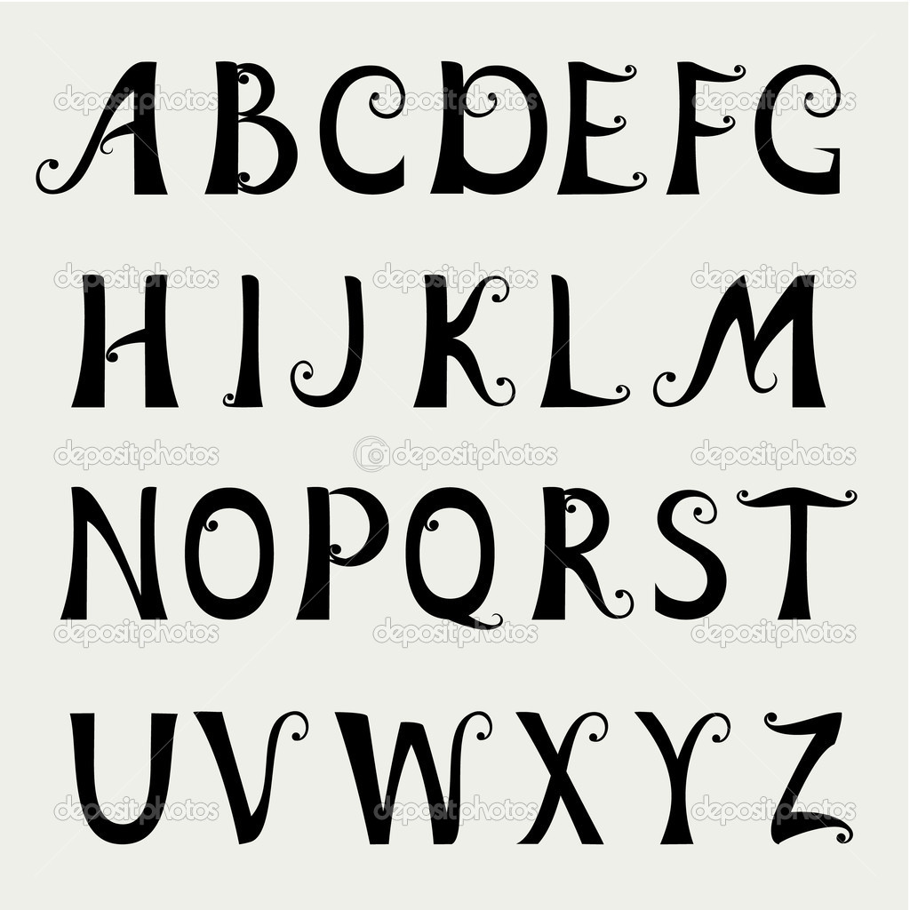 Different Alphabet Fonts Different Alphabet Fonts