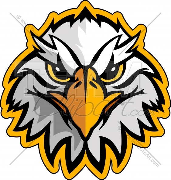Eagle Mascot Logo Clip Art