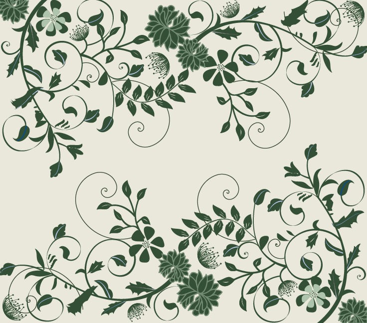 Elegant Floral Design Vector