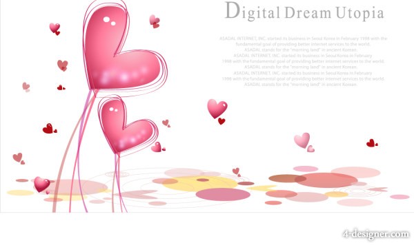 Elegant Heart Vector Graphics