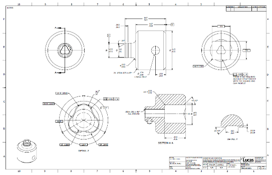 Engineering Drawing Examples PDF