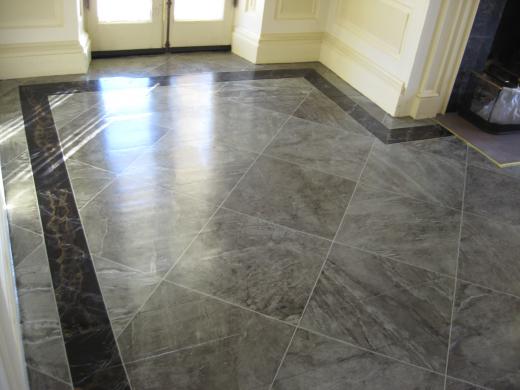 Faux Marble Painting Tile Floors