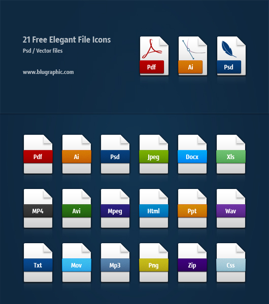 12 Icon PSD File Images