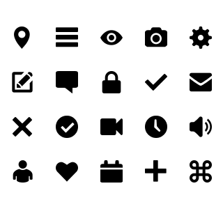 Flat UI Design Icons