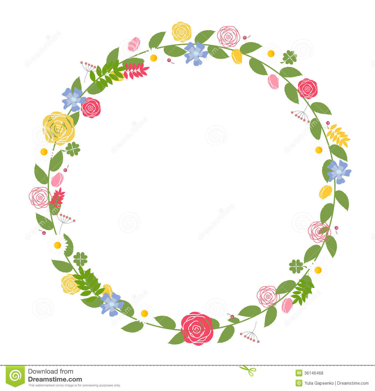 Floral Vector Borders and Frames