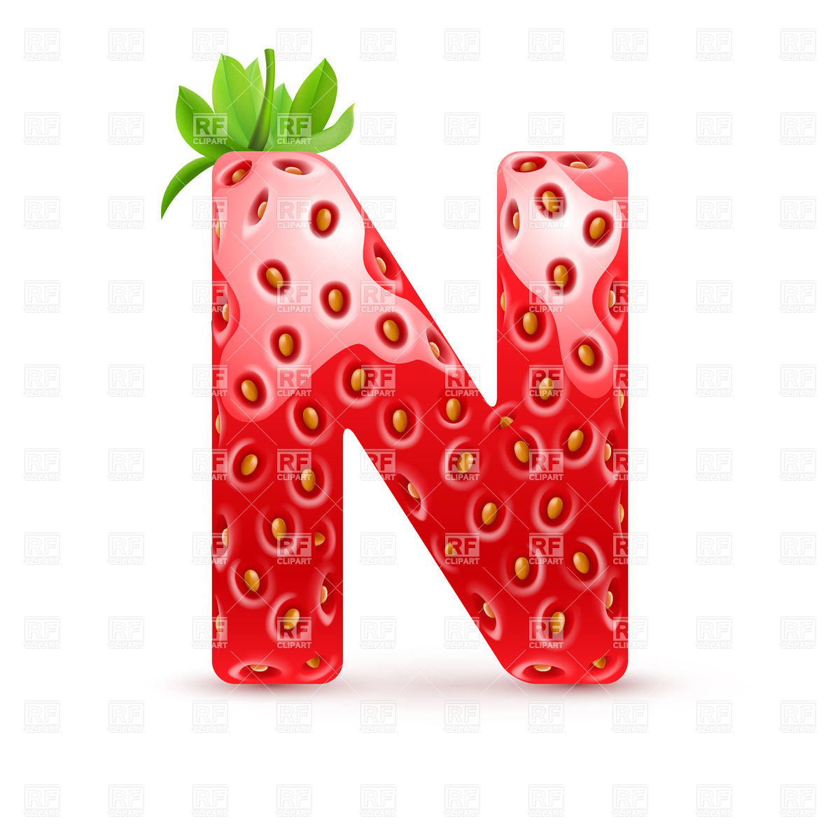 Font Letter N Clip Art