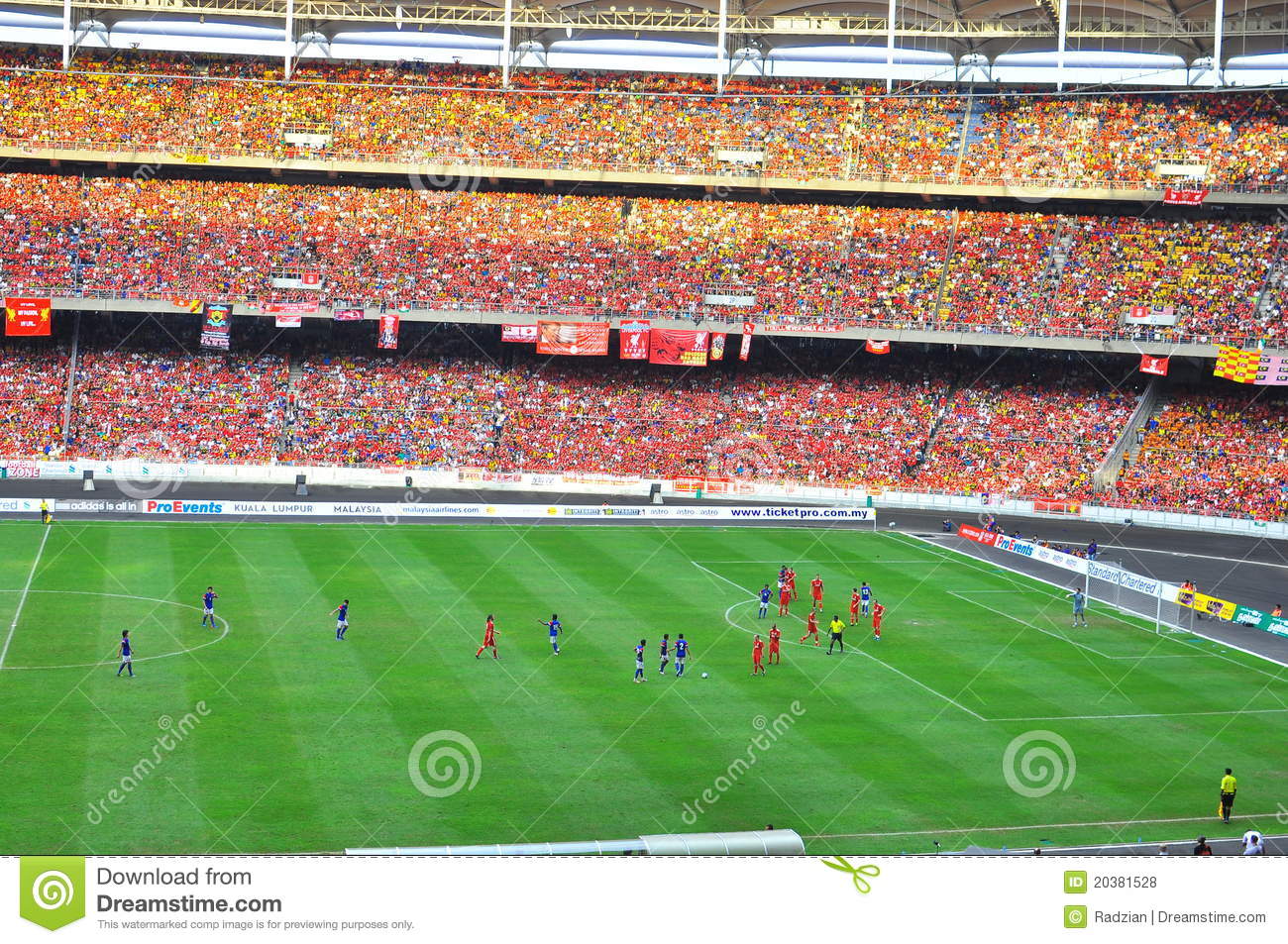 Football Stadium Crowd