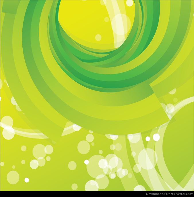 Free Green Swirl Background