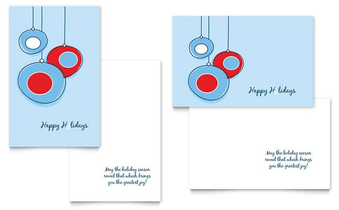 Free Holiday Greeting Card Templates