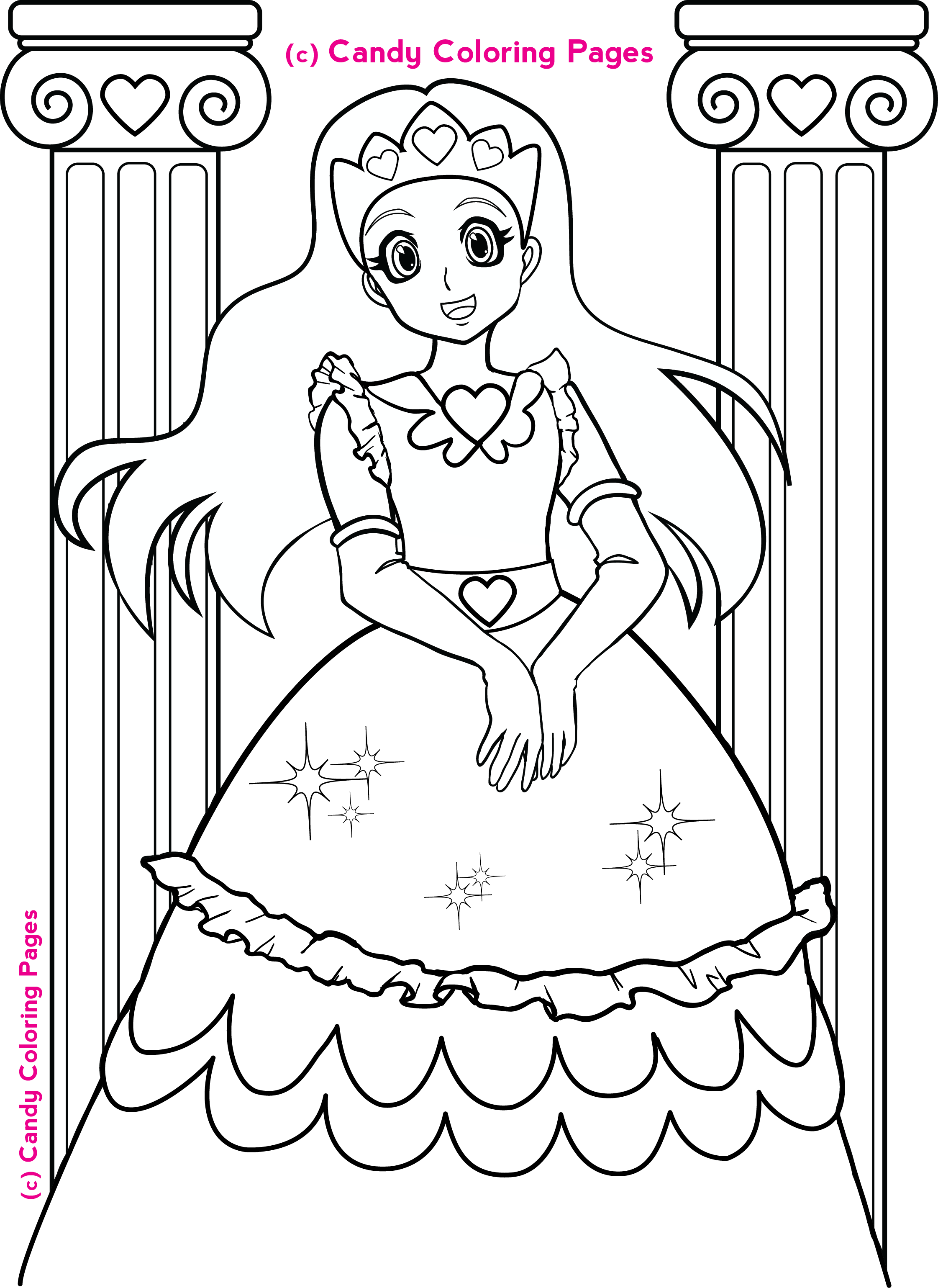 Free Kids Coloring Pages for Girls