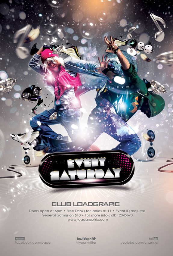 11 Karaoke Flyer PSD Templates Free Download Images
