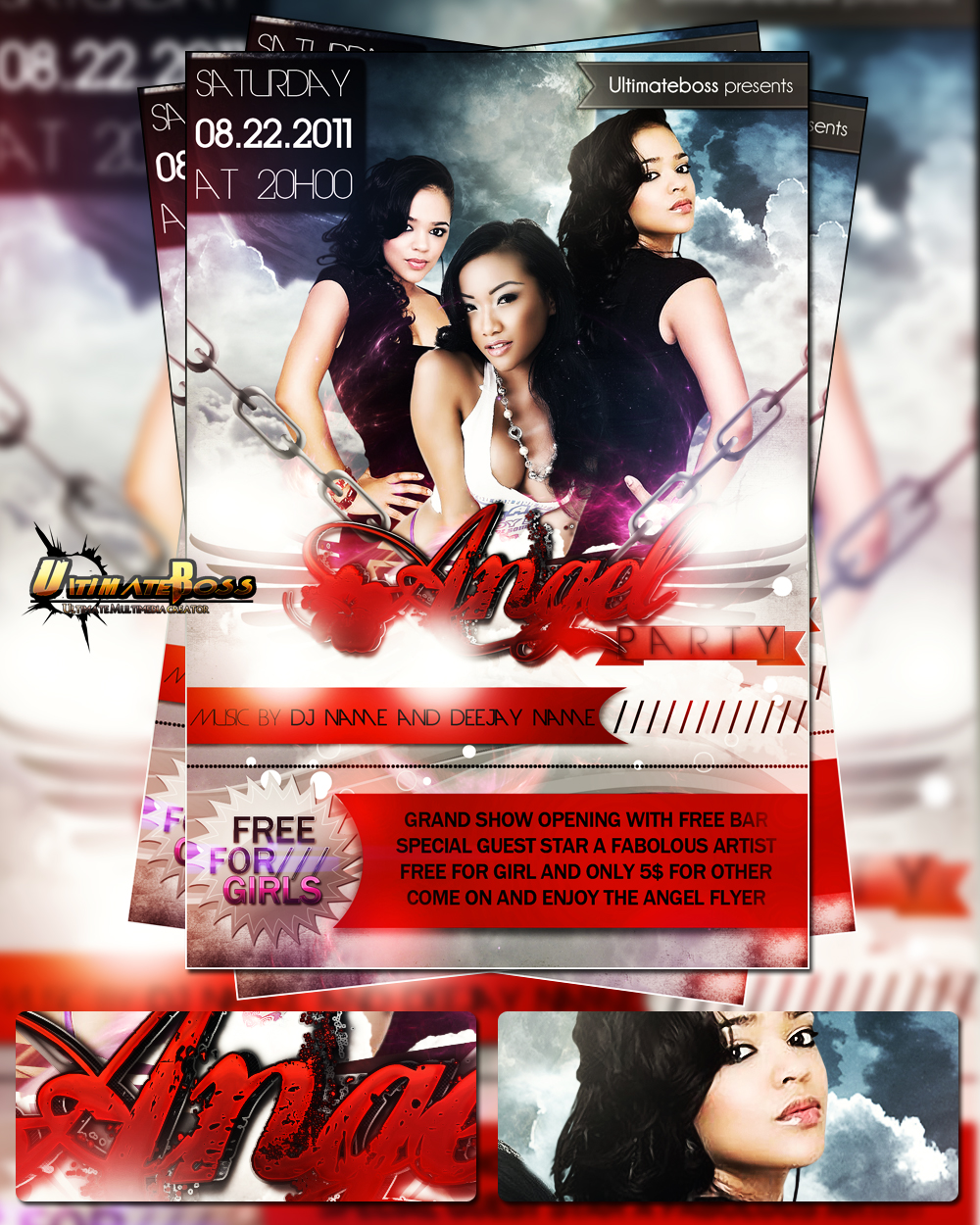 Free Psd Party Flyer Template Free Psd Party Flyer Template