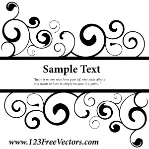Free Swirl Banner Vector Graphics