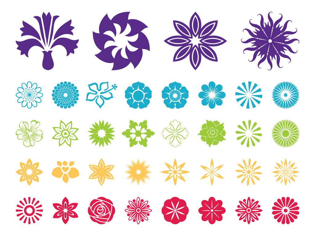 vector clipart flowers free - photo #7