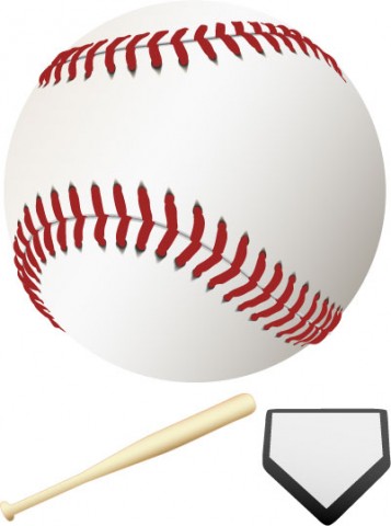 Free Vector Baseball Clip Art