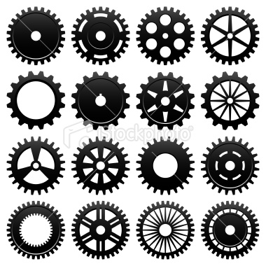 16 Bike Gears Icon Vector Images