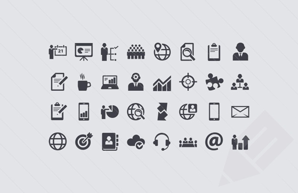 Free Vector Business Icon Set