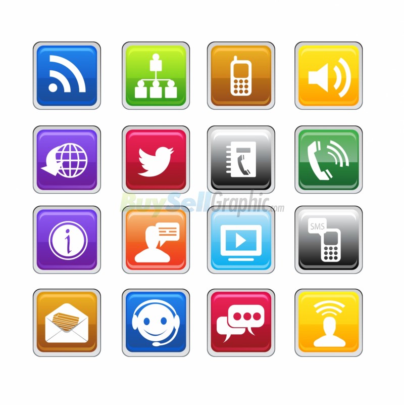 Free Vector Communication Icons