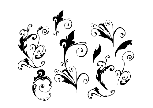 Free Vector Floral Swirl