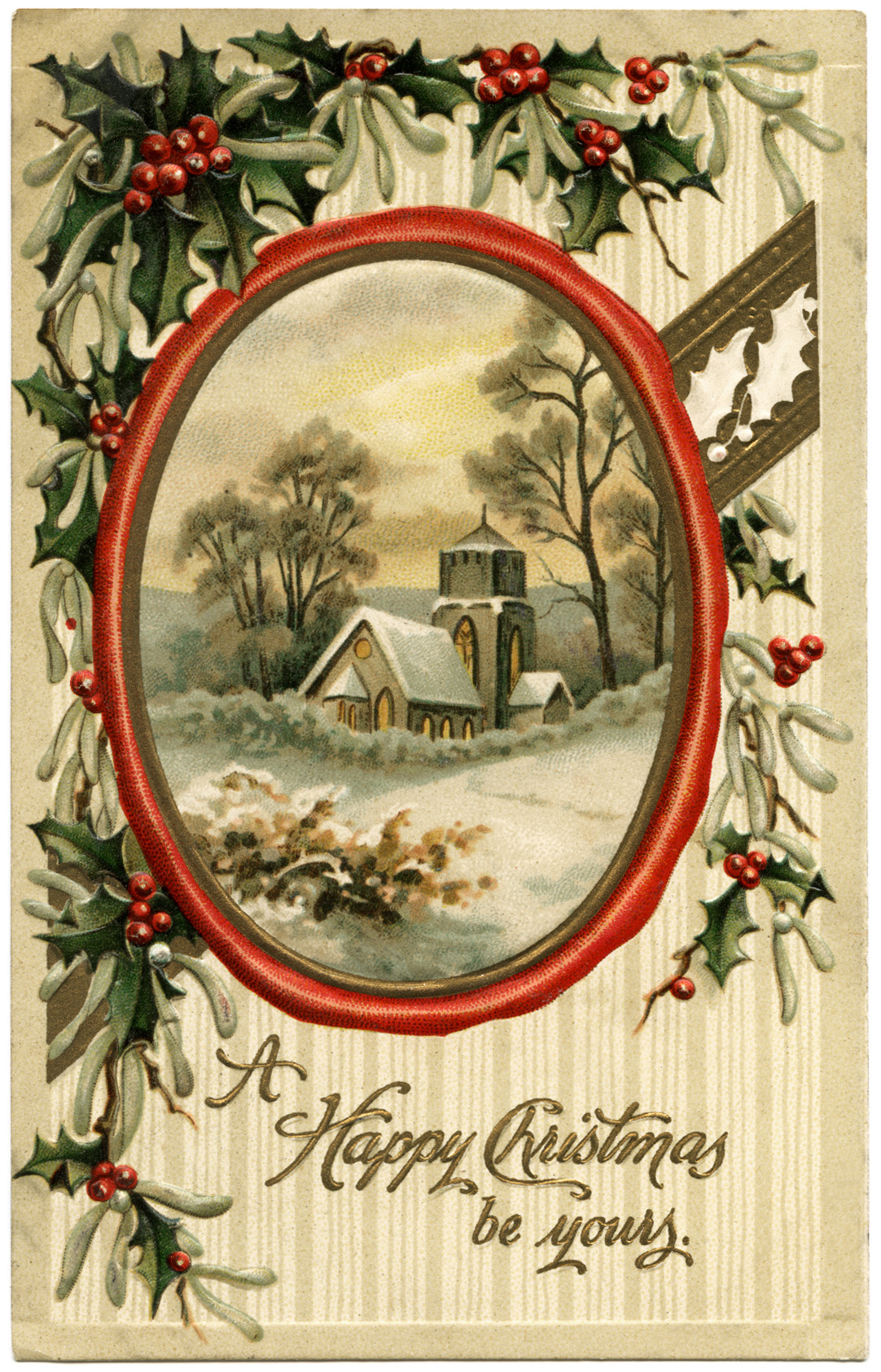 Free Vintage Christmas Postcard