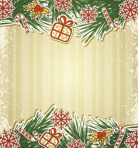 Free Vintage Christmas Vectors