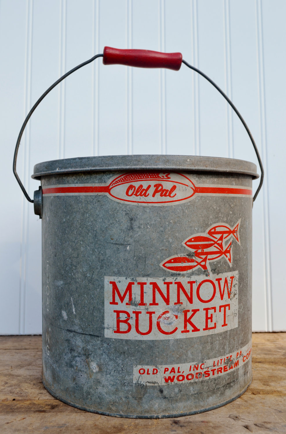 Galvanized Minnow Buckets Vintage