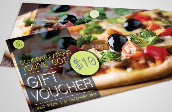 Gift Voucher Template PSD