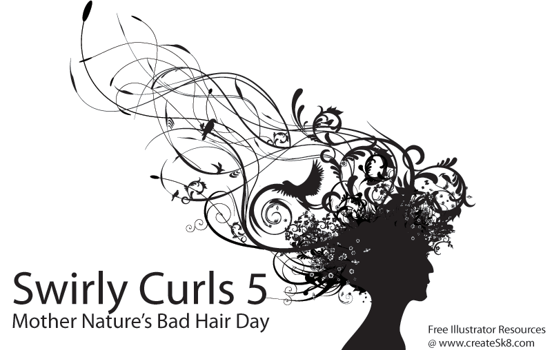 Hair Swirly Design