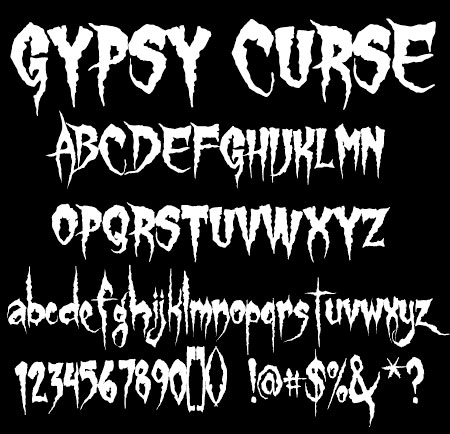 Halloween Font Styles