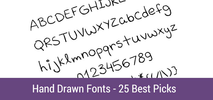 Hand Drawn Fonts Free