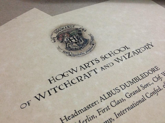 Harry Potter Hogwarts Acceptance Letter