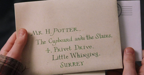 Harry Potter Hogwarts Acceptance Letter