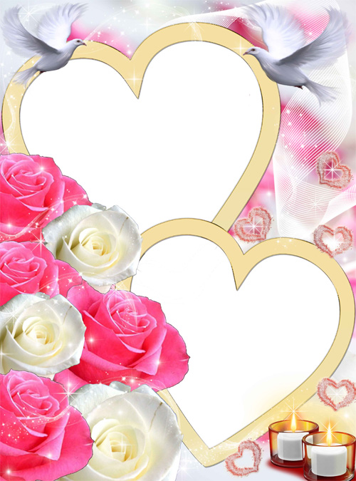 Heart Frame Photoshop PSD