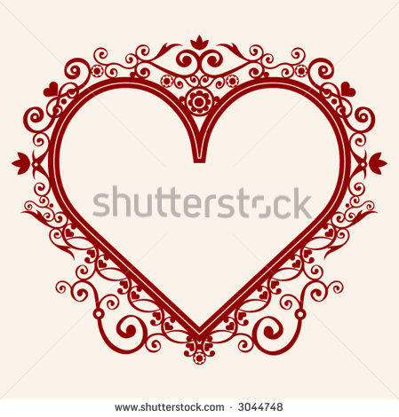 11 Photos of Heart Vector Frame