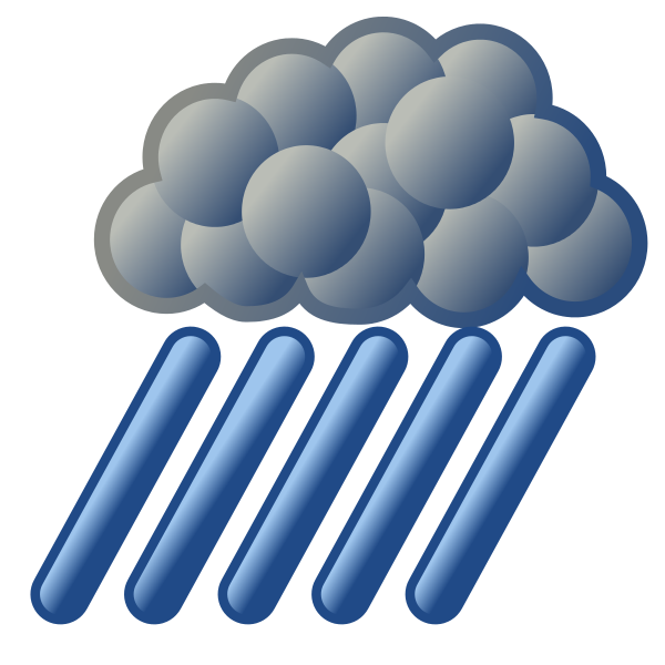 Heavy Rain Weather Icon