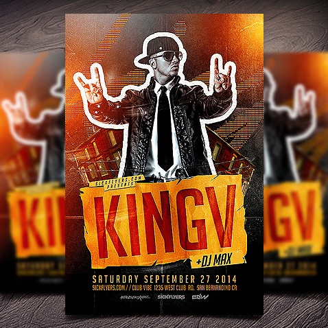 Hip Hop Flyer PSD Template