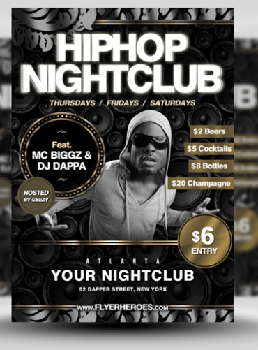 Hip Hop Flyer Templates