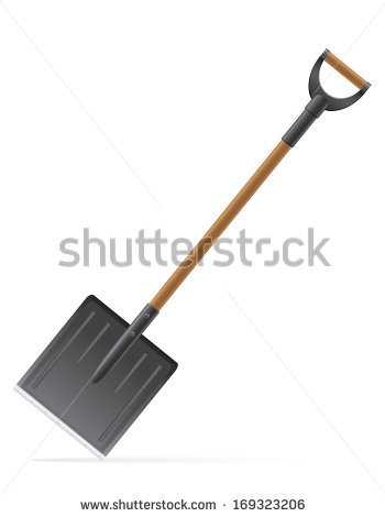 Hoe and Shovel Vector