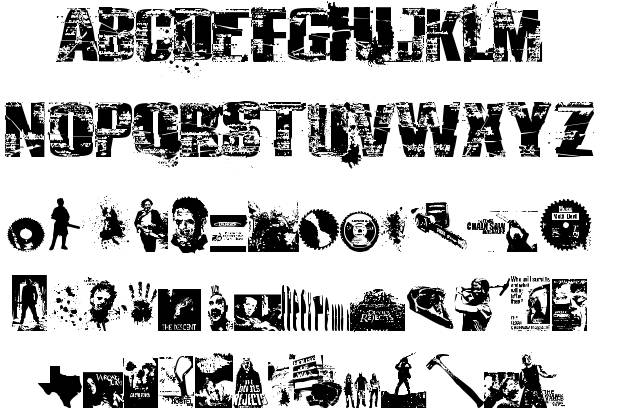 Horror Letters Font Horror Letters Font