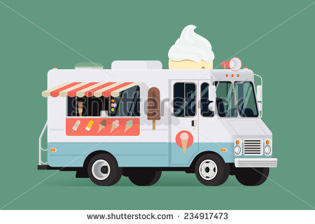 Ice Cream Truck Vector