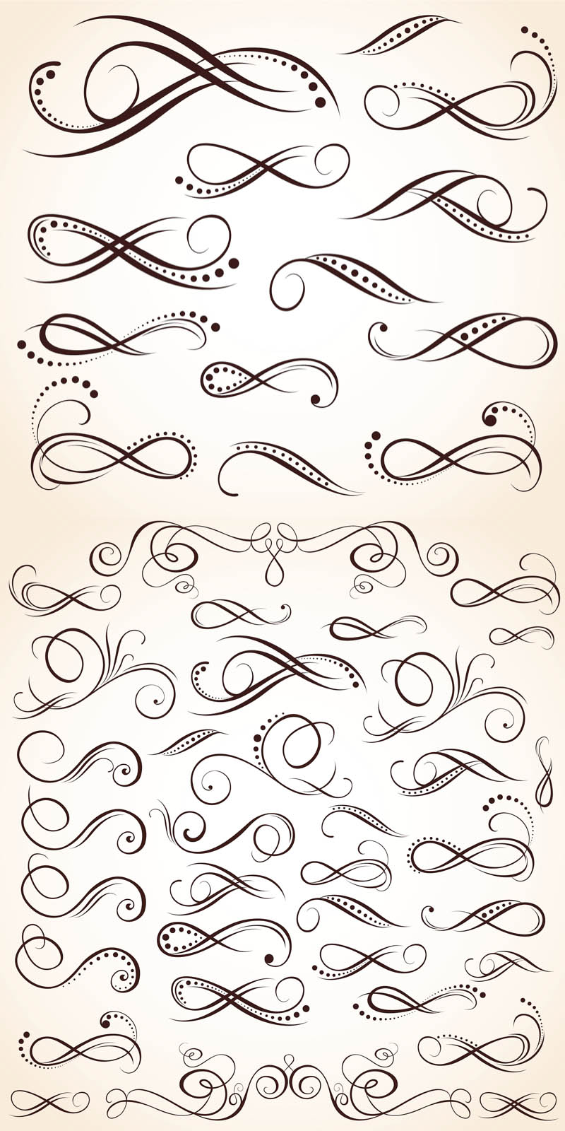 Infinity Symbol Tattoo with Swirls Infinity Symbol Tattoo with Swirls
