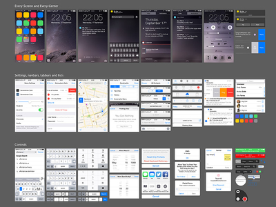 iOS 8 UI Kit
