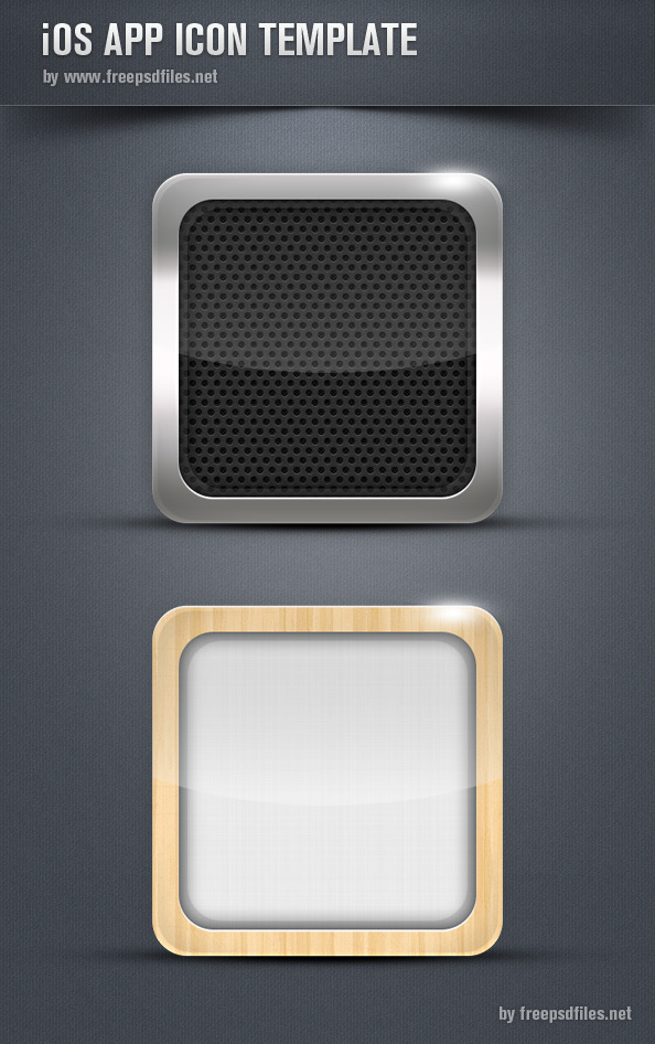 iOS App Icon Template iOS App Icon Template