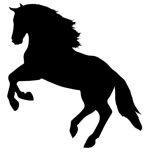 Jumping Horse Silhouette