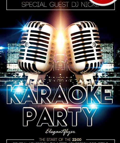Karaoke Flyer Template Free