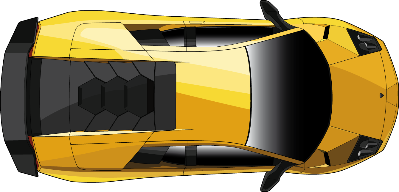 Lamborghini Murcielago Top View