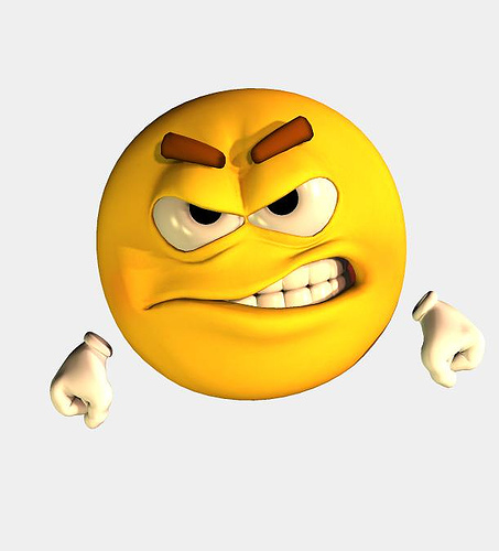 Mad Smiley Emoticon Mad Smiley Emoticon