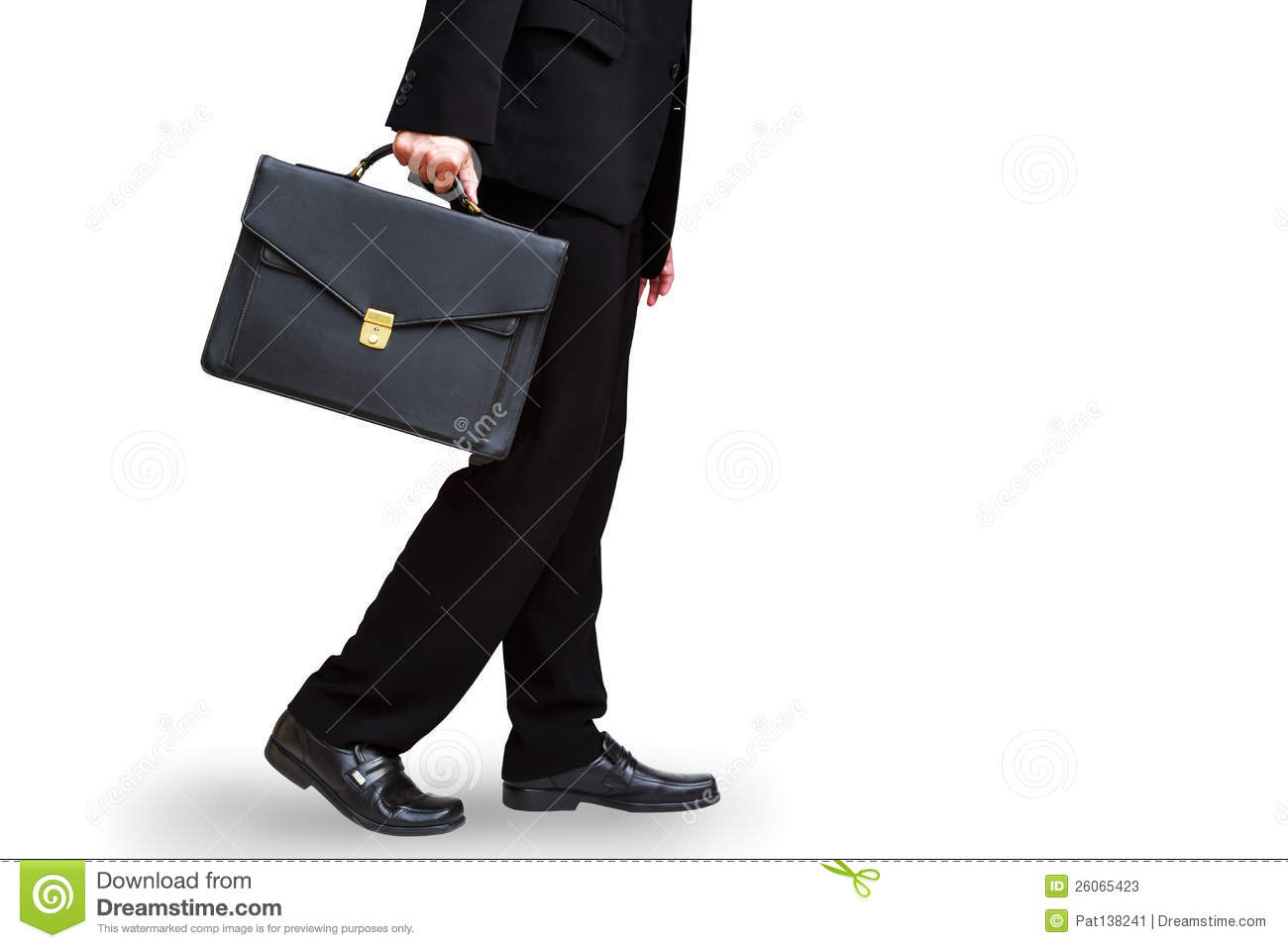 Man Holding Briefcase