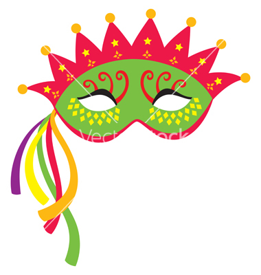 Mardi Gras Mask Vector Art Free