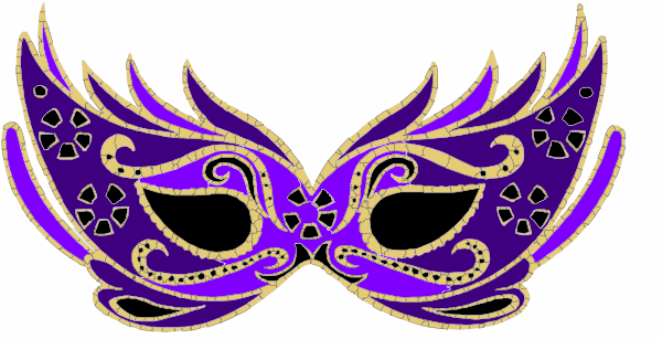Mardi Gras Masquerade Mask Clip Art